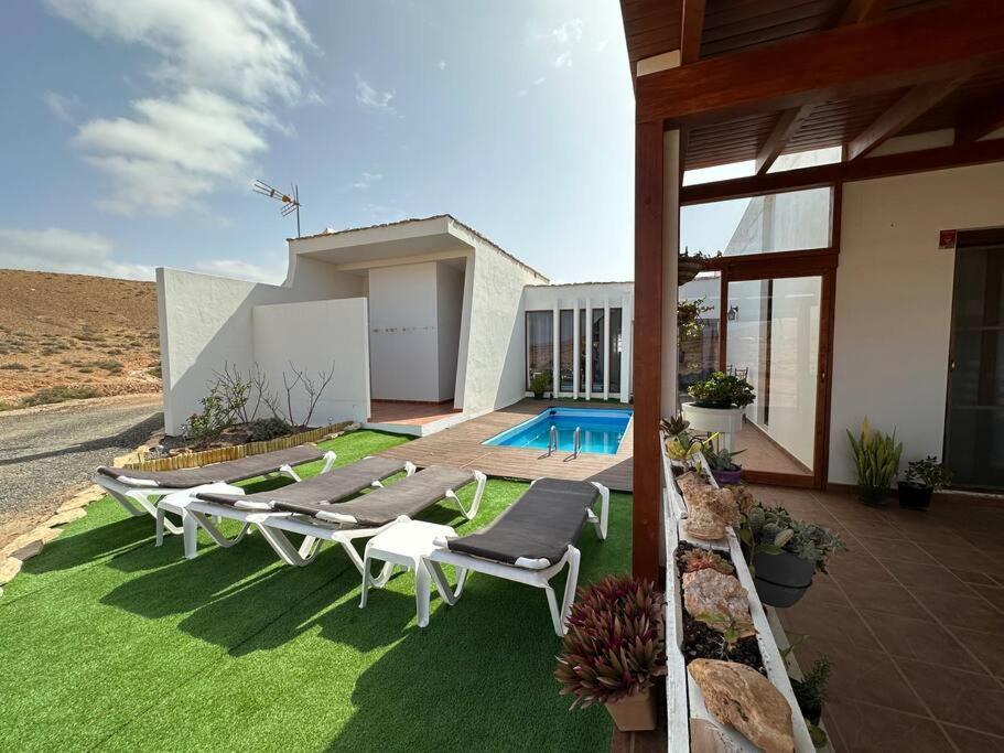 Private Villa With Pool In The Mountains Pájara Dış mekan fotoğraf