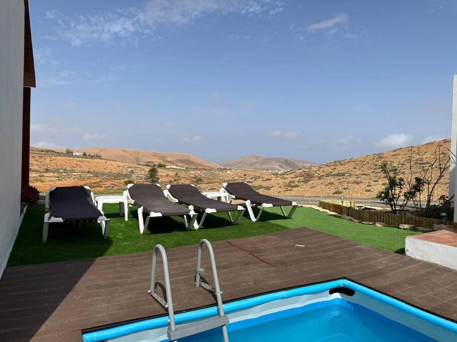 Private Villa With Pool In The Mountains Pájara Dış mekan fotoğraf